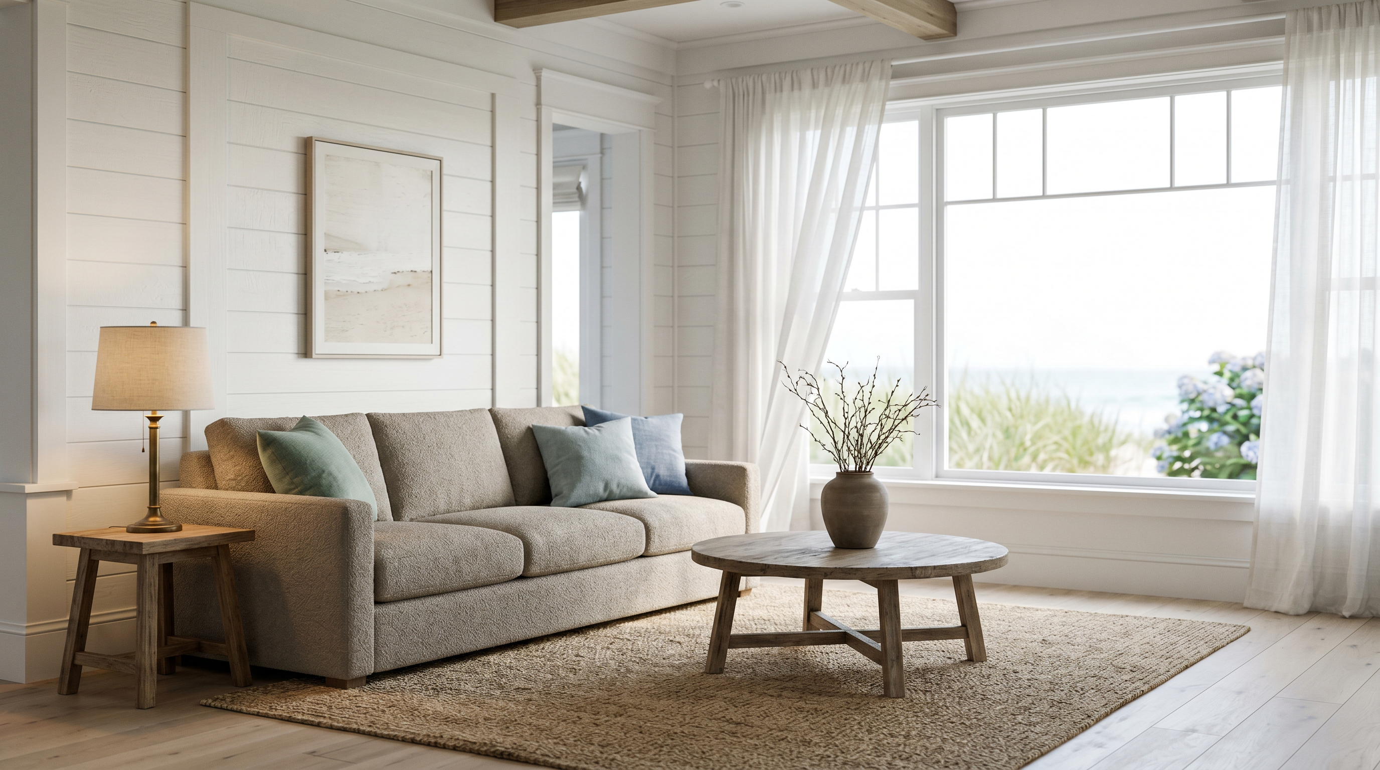Hamptons living room
