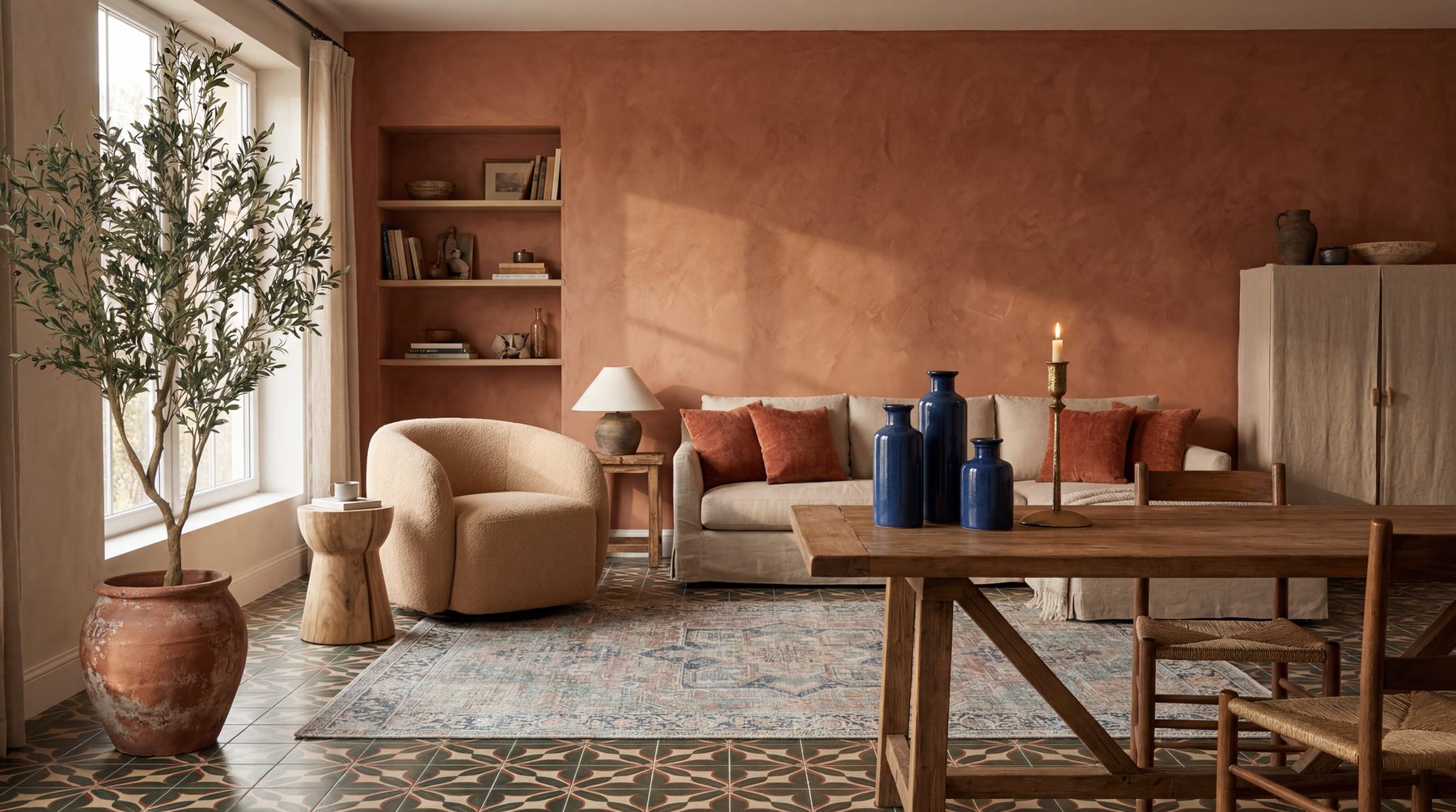 Living and dining room
